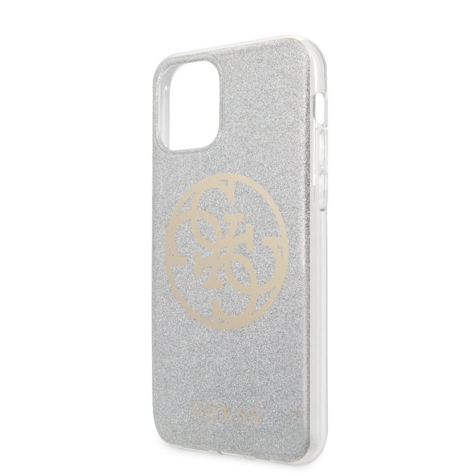 iPhone 11 pilka GUESS nugarėlė GUHCN61PCUGLLG