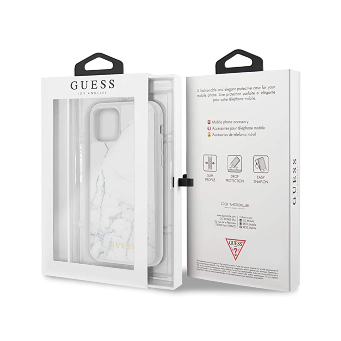 iPhone 11 PRO balta GUESS nugarėlė GUHCN58PCUMAWN