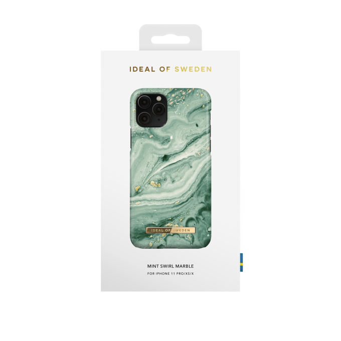 iPhone 11 PRO iDeal Of Sweden nugarėlė Mint Swirl Marble