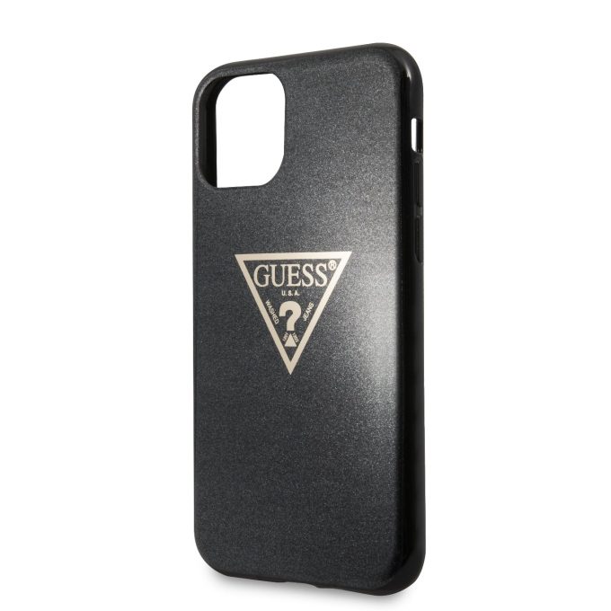 iPhone 11 PRO juoda GUESS nugarėlė GUHCN58SGTLBK