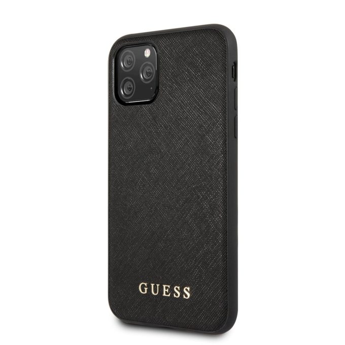 iPhone 11 PRO juoda GUESS nugarėlė GUHCN58SLSABK