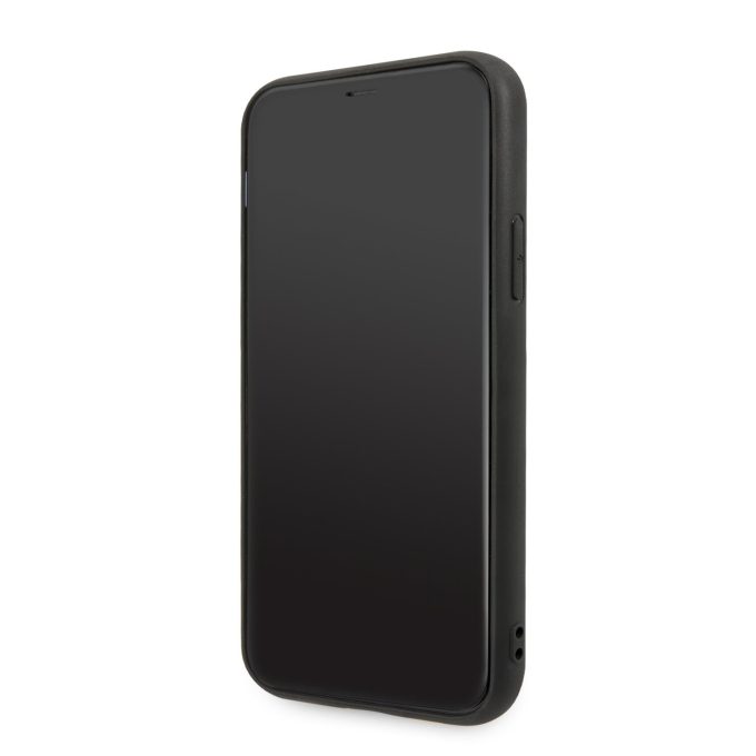 iPhone 11 PRO juoda GUESS nugarėlė GUHCN58SLSABK