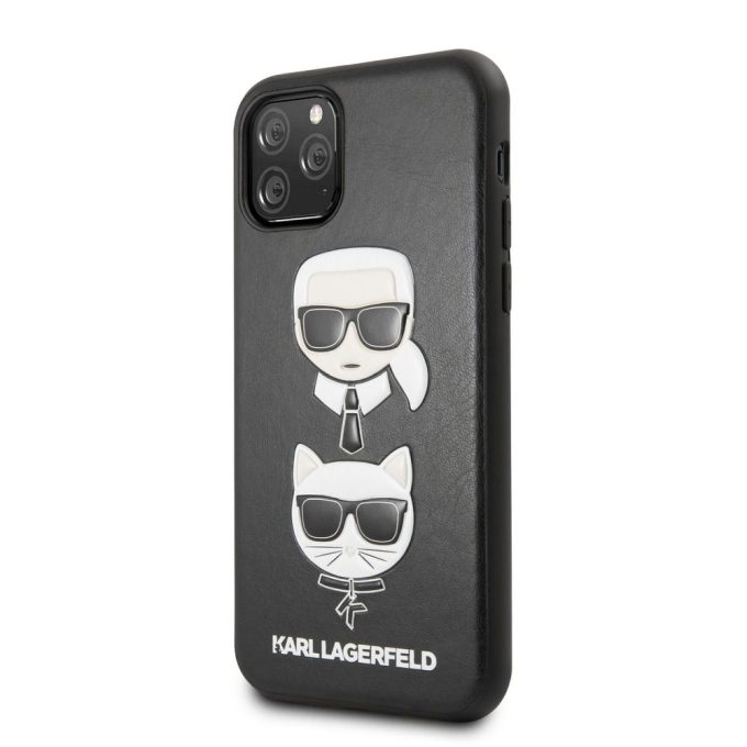 iPhone 11 PRO juoda KARL LAGERFELD nugarėlė KLHCN58KICKC