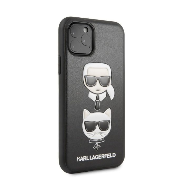 iPhone 11 PRO juoda KARL LAGERFELD nugarėlė KLHCN58KICKC