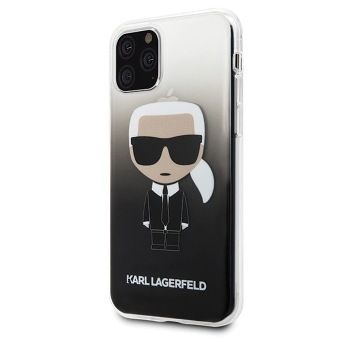 iPhone 11 PRO juoda KARL LAGERFELD nugarėlė KLHCN58TRDFKBK