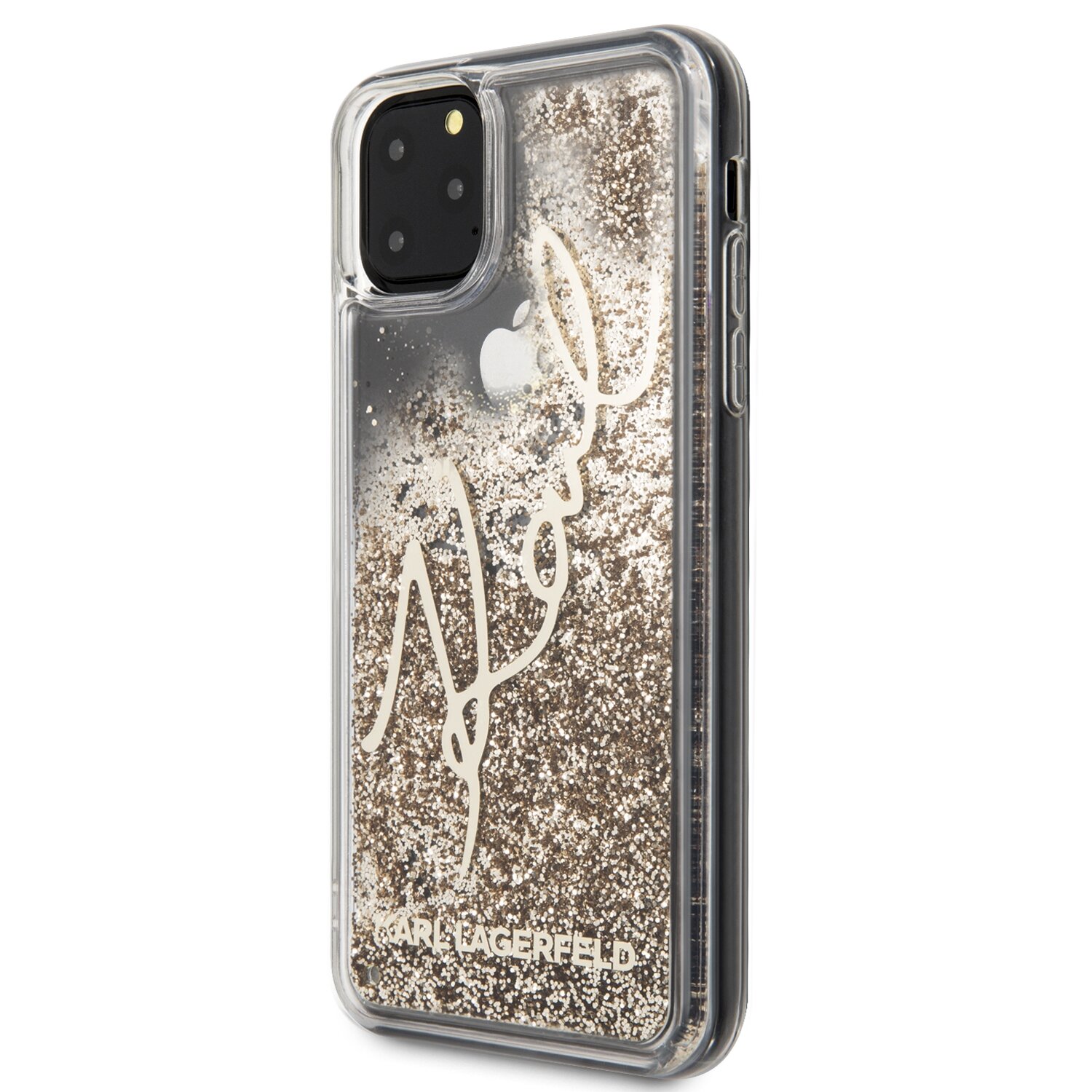 iPhone 11 PRO MAX aukso spalvos water KARL LAGERFELD nugarėlė KLHCN65TRKSGO - Image 3