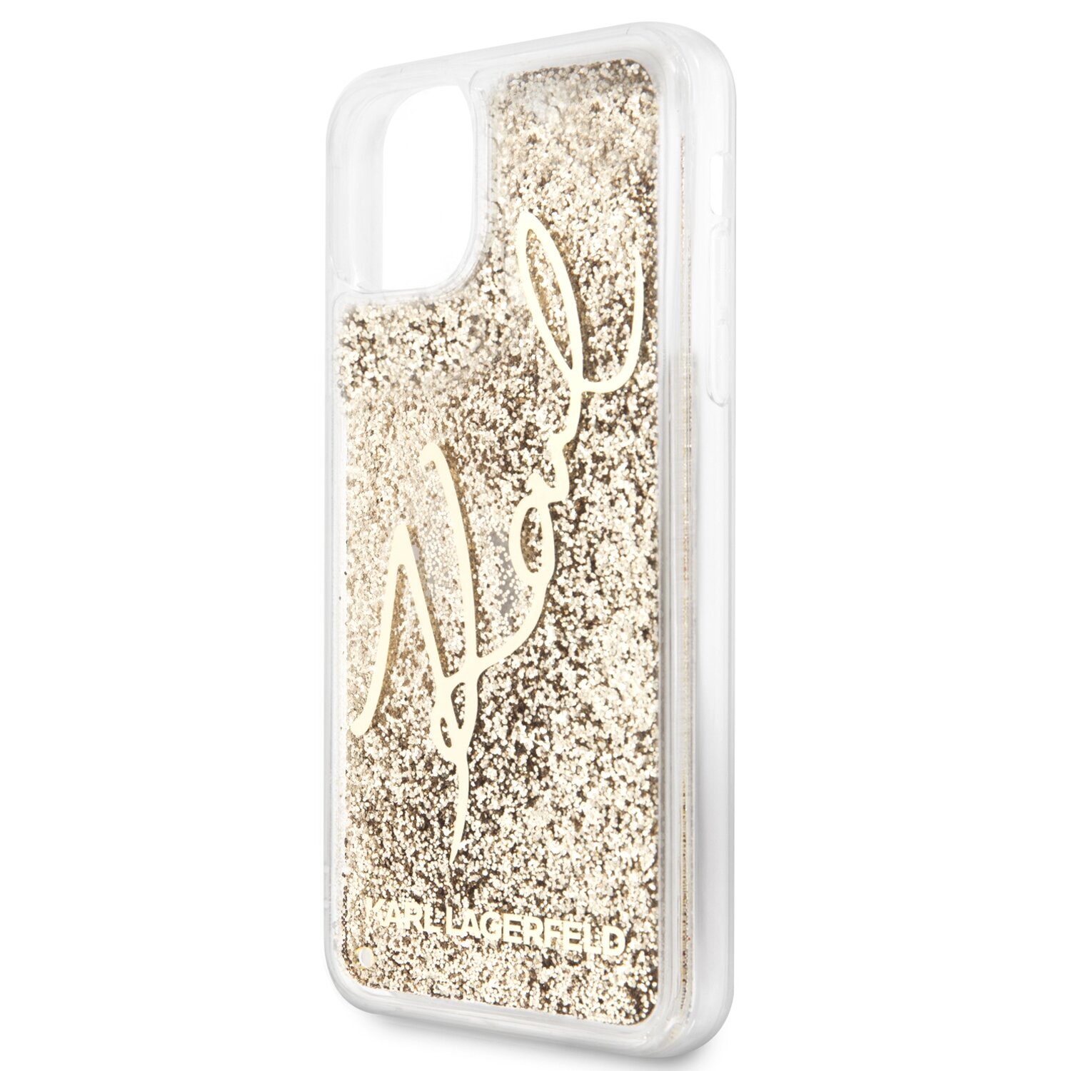 iPhone 11 PRO MAX aukso spalvos water KARL LAGERFELD nugarėlė KLHCN65TRKSGO - Image 5