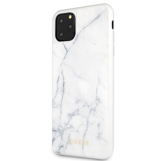 iPhone 11 Pro MAX balta GUESS nugarėlė GUHCN65HYMAWH