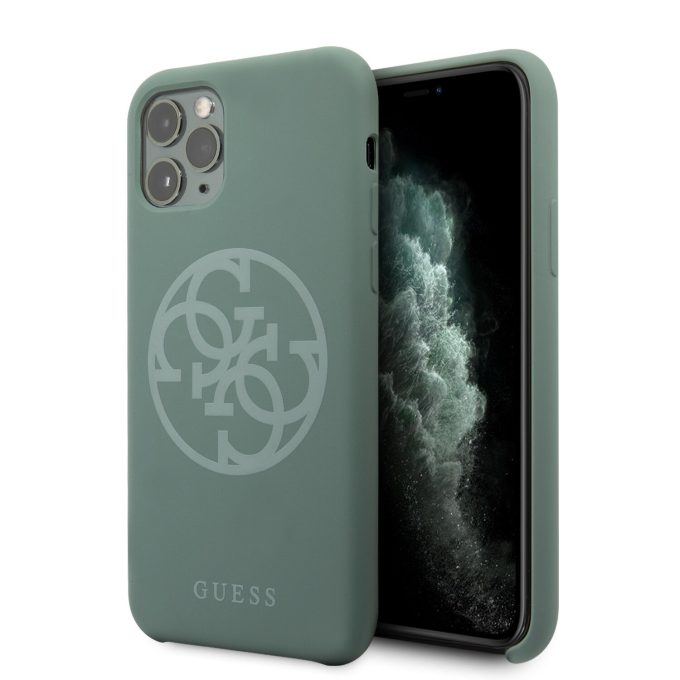 iPhone 11 Pro MAX chaki spalvos GUESS nugarėlė GUHCN65LS4GKA