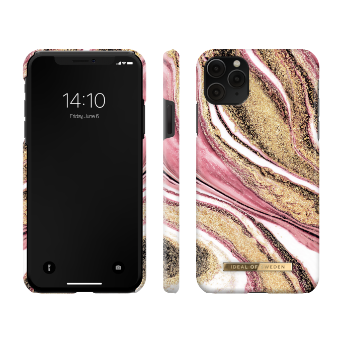 iPhone 11 PRO MAX iDeal Of Sweden nugarėlė Cosmic Pink Swirl