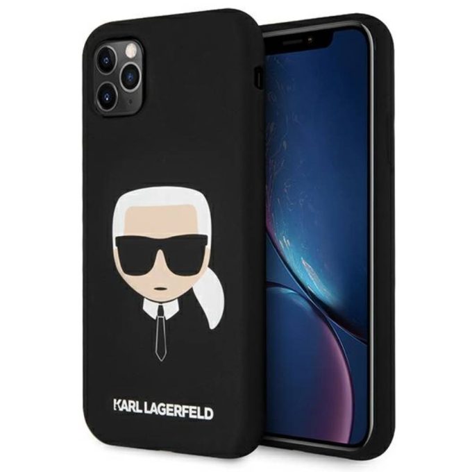iPhone 11 PRO MAX juoda KARL LAGERFELD nugarėlė KLHCN65SLKHBK