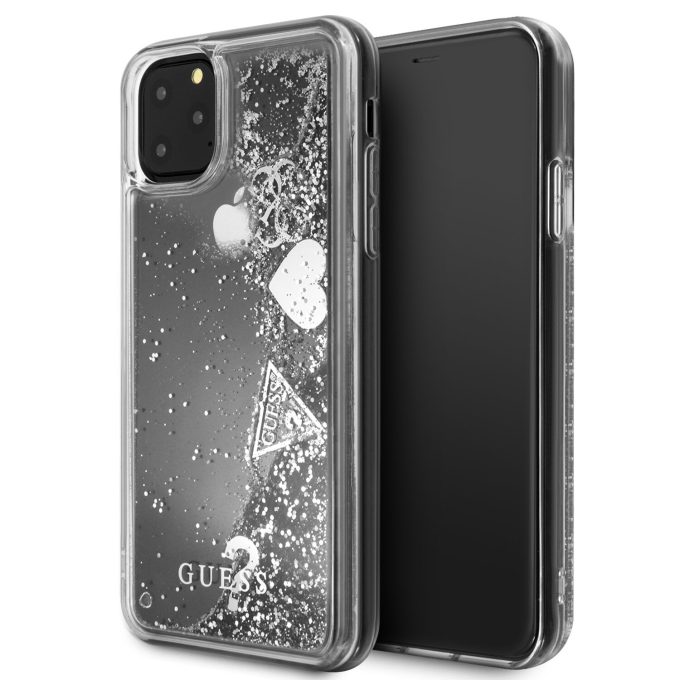 iPhone 11 Pro MAX silver GUESS nugarėlė GUHCN65GLHFLSI