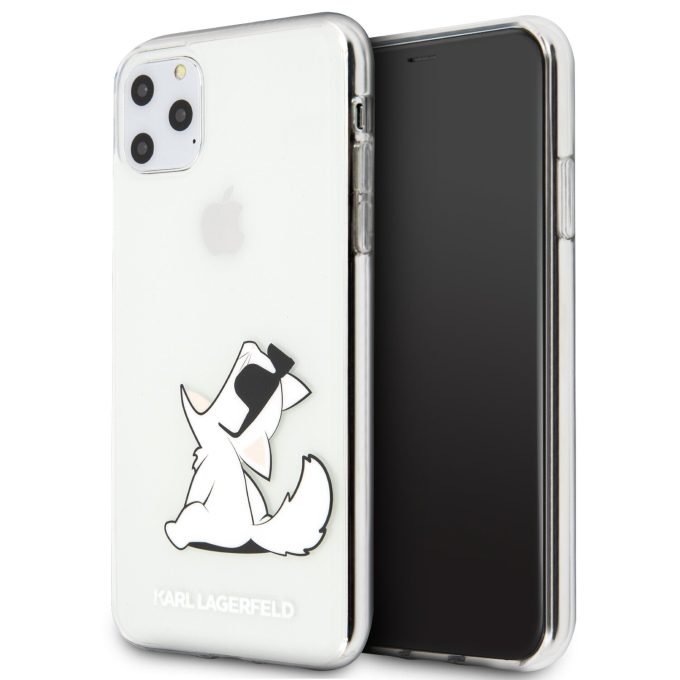 iPhone 11 PRO MAX transparent KARL LAGERFELD nugarėlė