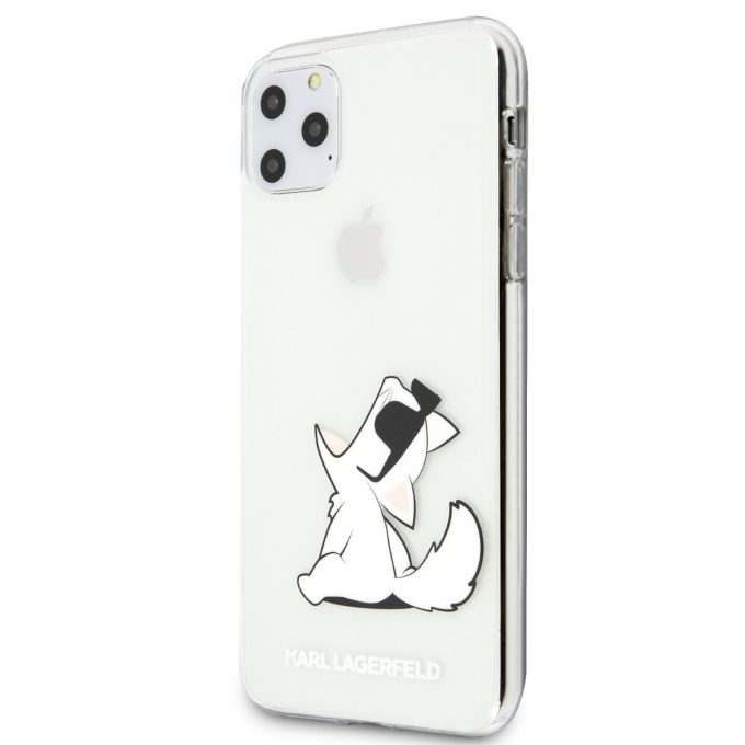 iPhone 11 PRO MAX transparent KARL LAGERFELD nugarėlė