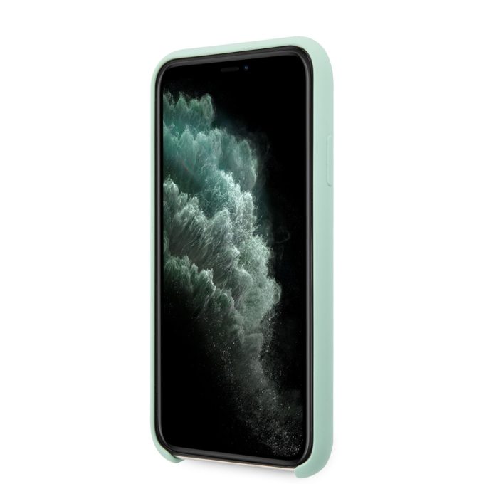iPhone 11 PRO mėtos spalvos GUESS nugarėlė GUHCN58LSLMGG