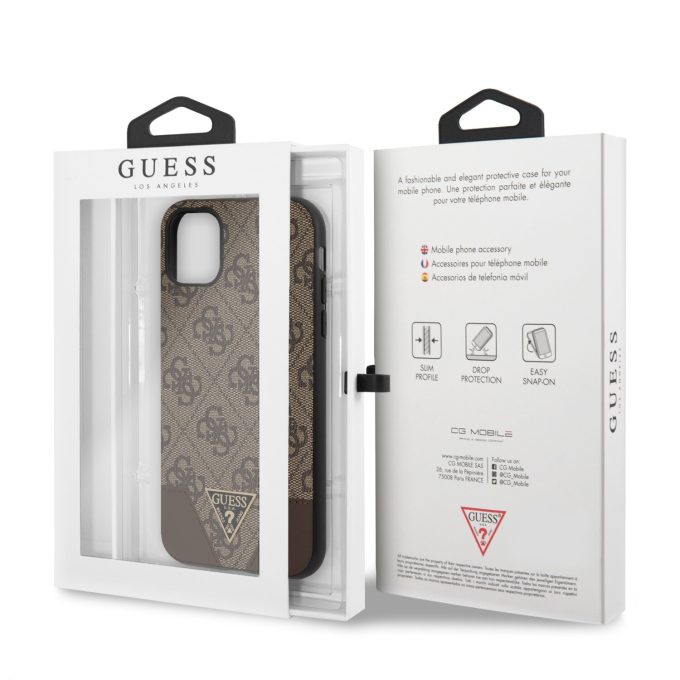 iPhone 11 ruda GUESS nugarėlė GUHCN61PU4GHBR