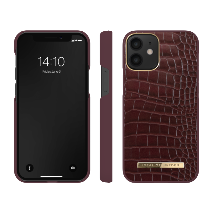 iPhone 12 MINI iDeal Of Sweden dėklas Scarlet Croco