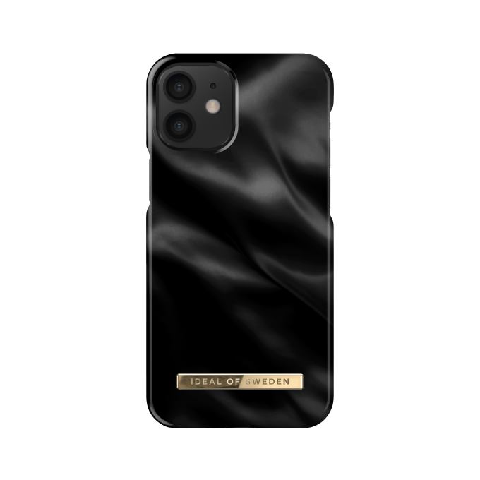 iPhone 12 MINI iDeal Of Sweden nugarėlė Black Satin