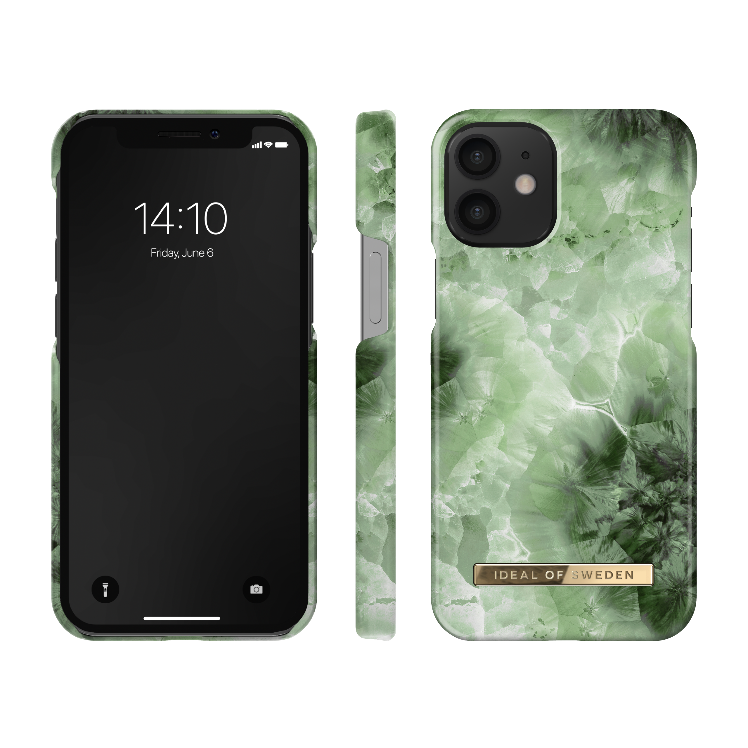 iPhone 12 MINI iDeal Of Sweden nugarėlė Crystal Green Sky - Image 3