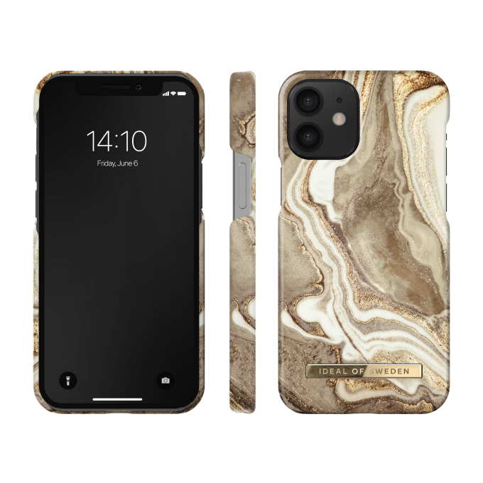 iPhone 12 MINI iDeal Of Sweden nugarėlė Golden Sand Marble