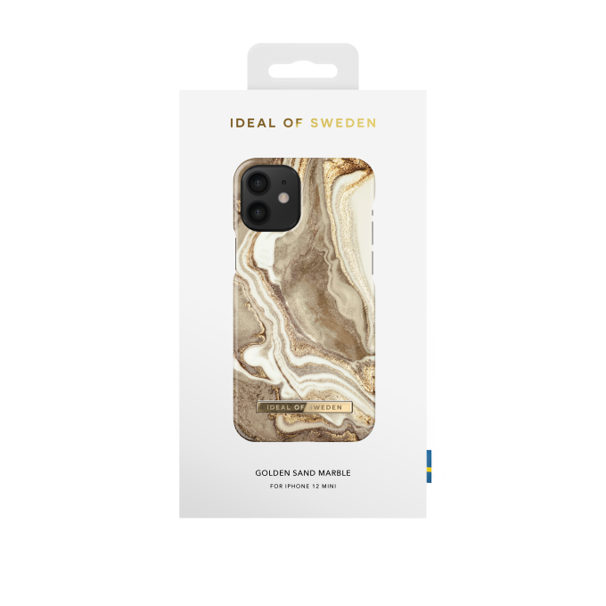 iPhone 12 MINI iDeal Of Sweden nugarėlė Golden Sand Marble