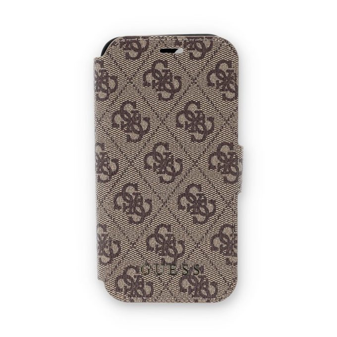 iPhone 12 MINI rudas GUESS dėklas GUFLBKSP12S4GB