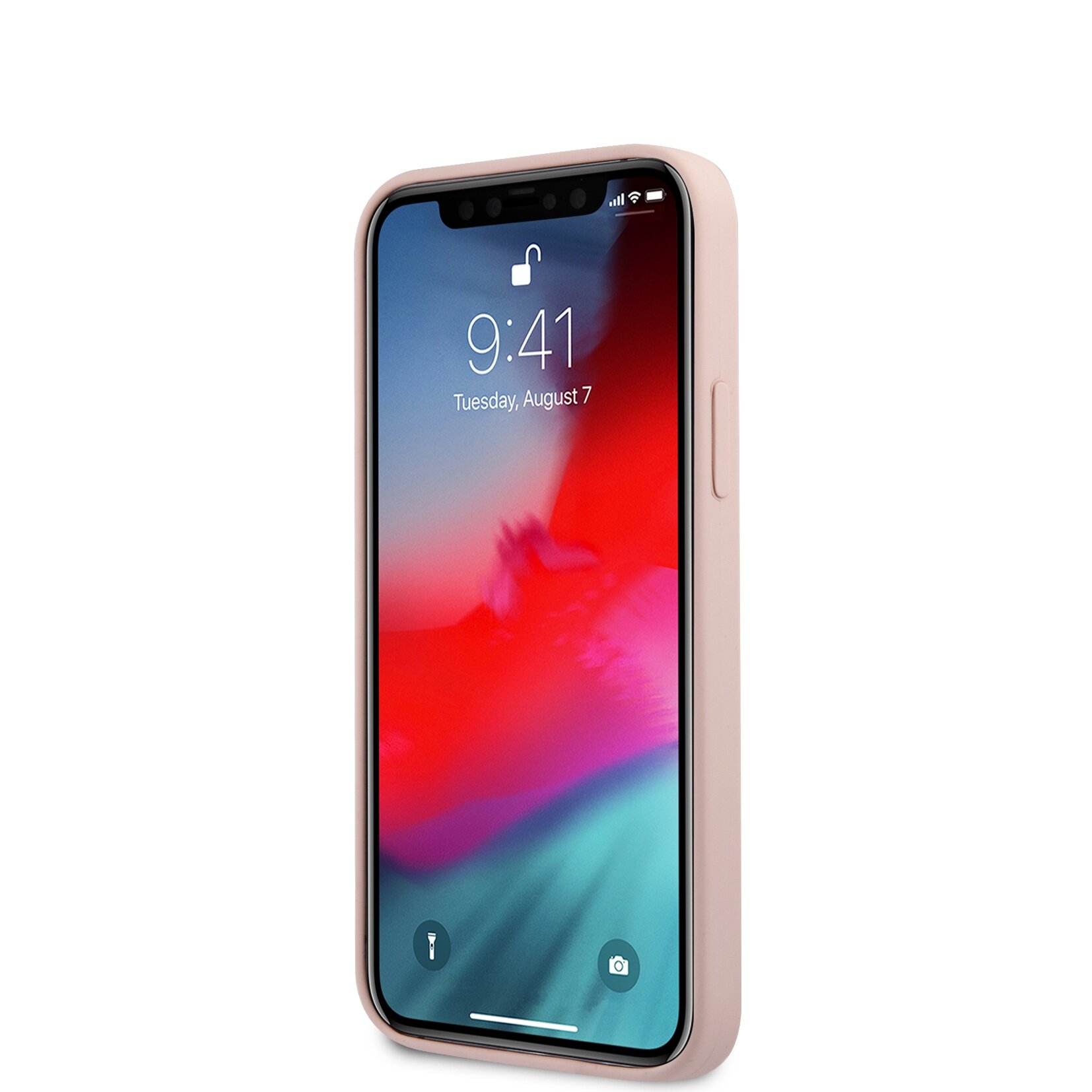 iPhone 12 MINI šviesiai rožinė KARL LAGERFELD nugarėlė KLHCP12SSILTTPI - Image 2