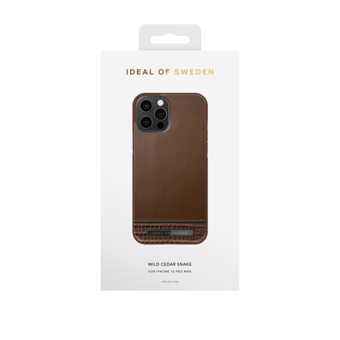 iPhone 12 PRO MAX iDeal Of Sweden Atelier nugarėlė Wild Cedar Snake