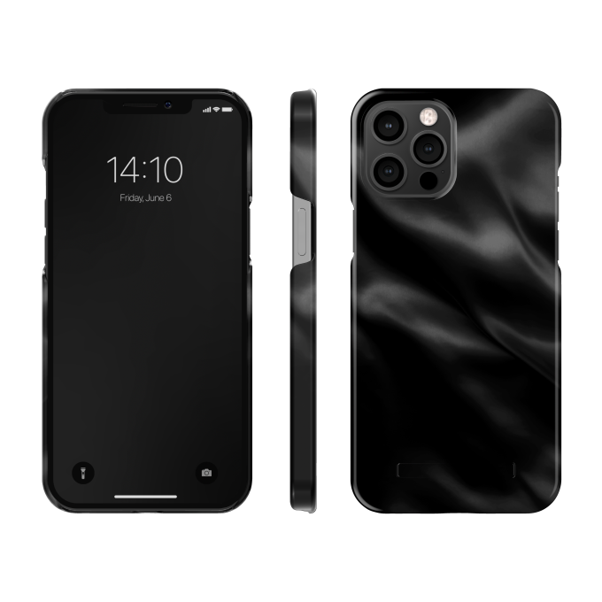 iPhone 12 PRO MAX iDeal Of Sweden nugarėlė Black Satin
