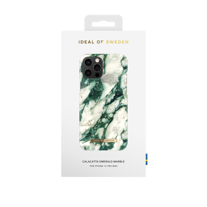 iPhone 12 PRO MAX iDeal Of Sweden nugarėlė Calacatta Emerald Marble