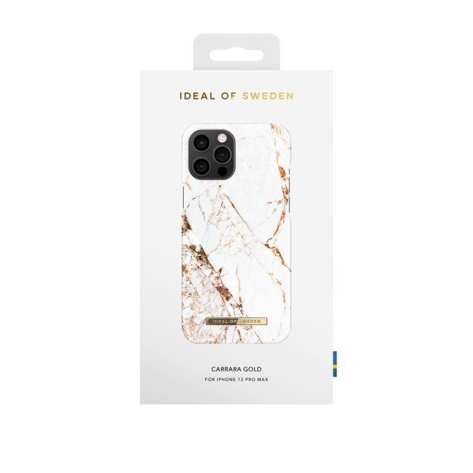 iPhone 12 PRO MAX iDeal Of Sweden nugarėlė Carrara Gold