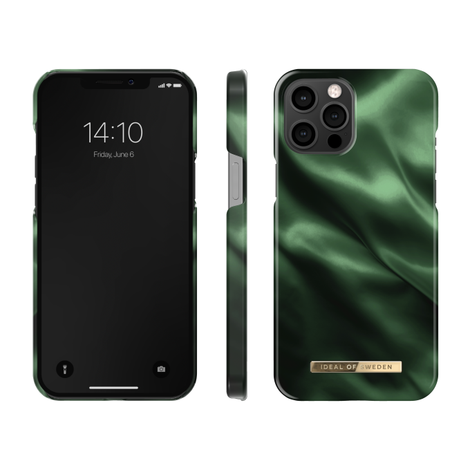 iPhone 12 PRO MAX iDeal Of Sweden nugarėlė Emerald Satin