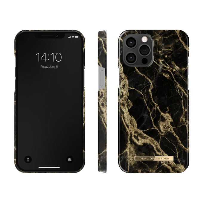 iPhone 12 PRO MAX iDeal Of Sweden nugarėlė Golden Smoke Marble