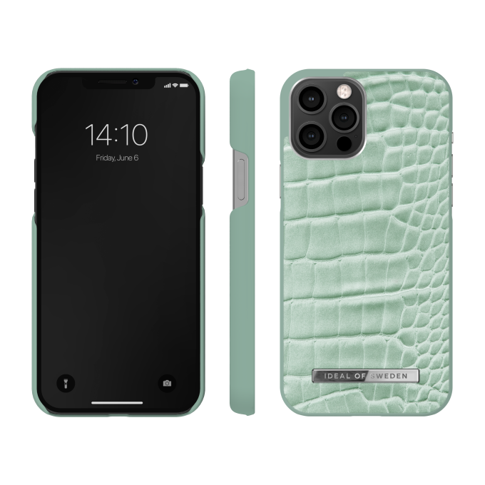 iPhone 12 PRO MAX iDeal Of Sweden nugarėlė Mint Croco