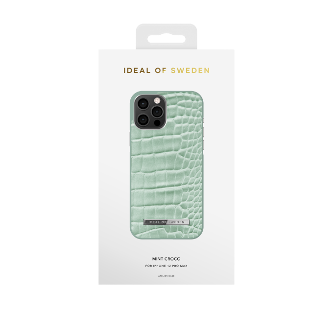 iPhone 12 PRO MAX iDeal Of Sweden nugarėlė Mint Croco