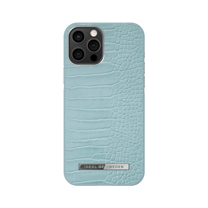 iPhone 12 PRO MAX iDeal Of Sweden nugarėlė Soft Blue Croco
