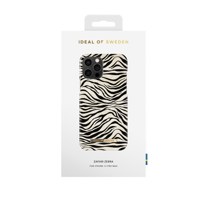 iPhone 12 PRO MAX iDeal Of Sweden nugarėlė Zafari Zebra