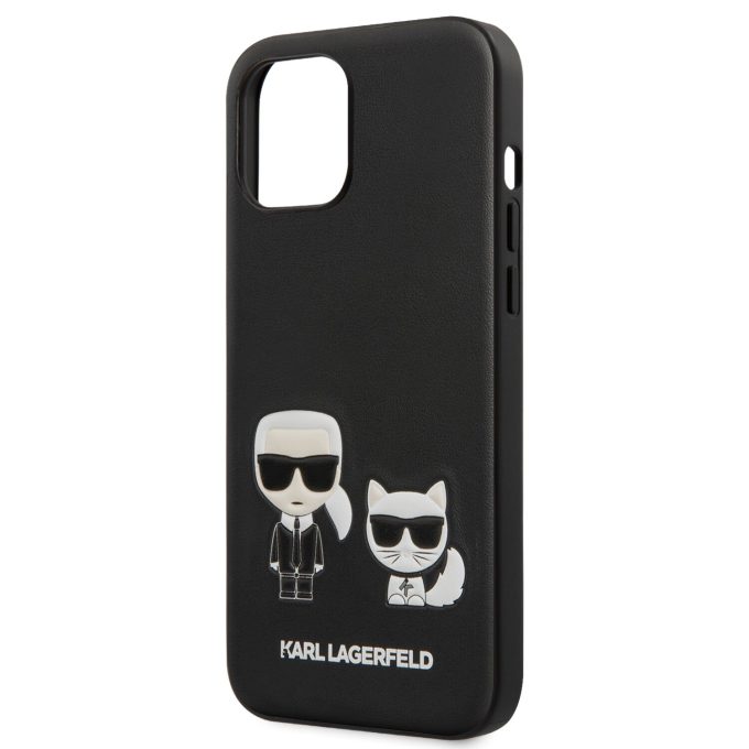 iPhone 12 PRO MAX juoda KARL LAGERFELD nugarėlė KLHCP12LPCUSKCBK