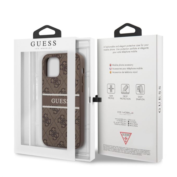 iPhone 12 Pro Max ruda GUESS nugarėlė GUHCP12L4GDBR