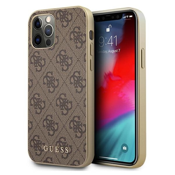 iPhone 12 Pro Max ruda GUESS nugarėlė GUHCP12LG4GB