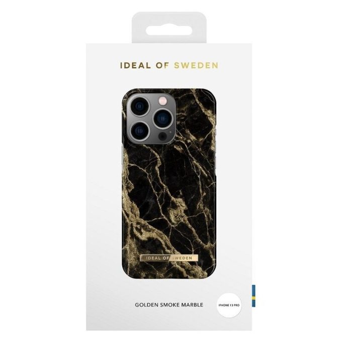 iPhone 12/12 PRO iDeal Of Sweden nugarėlė Golden Smoke Marble