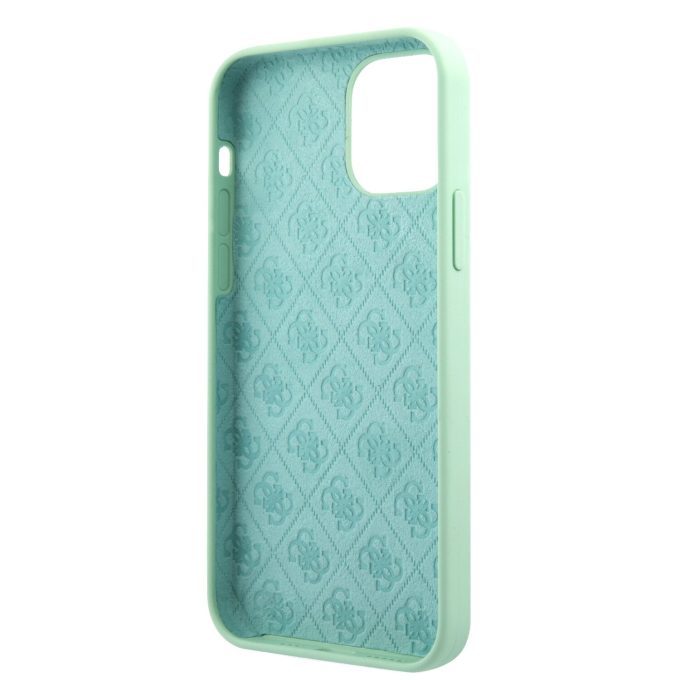 iPhone 12/12 PRO mėtos spalvos GUESS nugarėlė GUHCP12MLSLMGGN