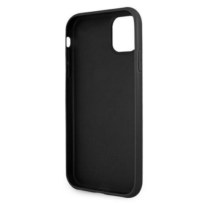 iPhone 12/12 PRO grey Metal Logo GUESS nugarėlė