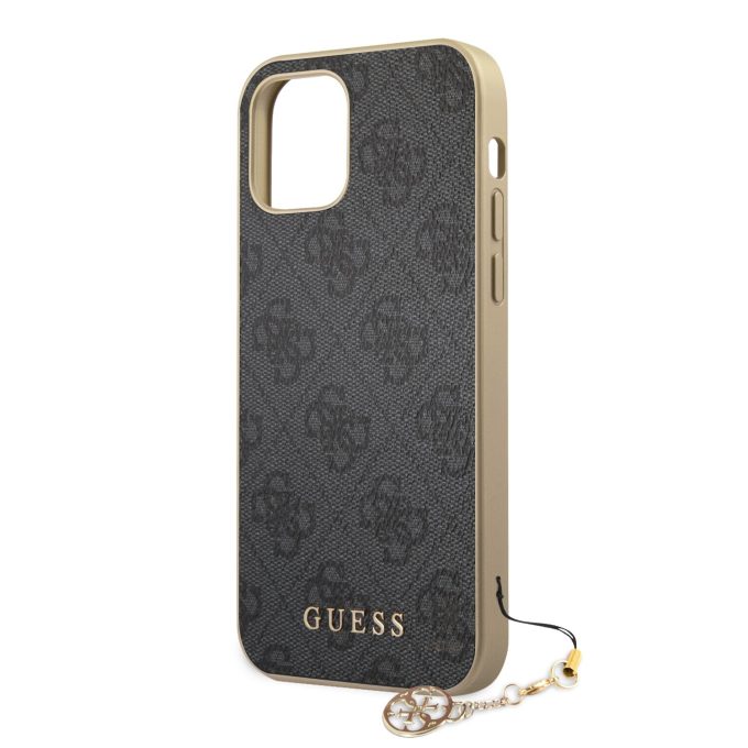 iPhone 12/12 PRO pilka GUESS nugarėlė GUHCP12MGF4GGR