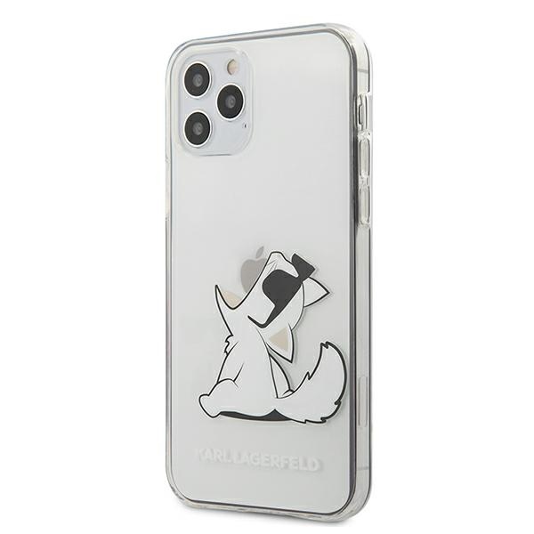 iPhone 12/12 PRO skaidri KARL LAGERFELD nugarėlė KLHCP12MCFNRC
