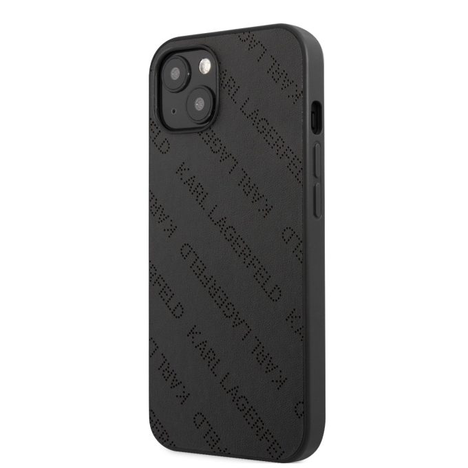 iPhone 13 juoda KARL LAGERFELD nugarėlė KLHCP13MPTLK
