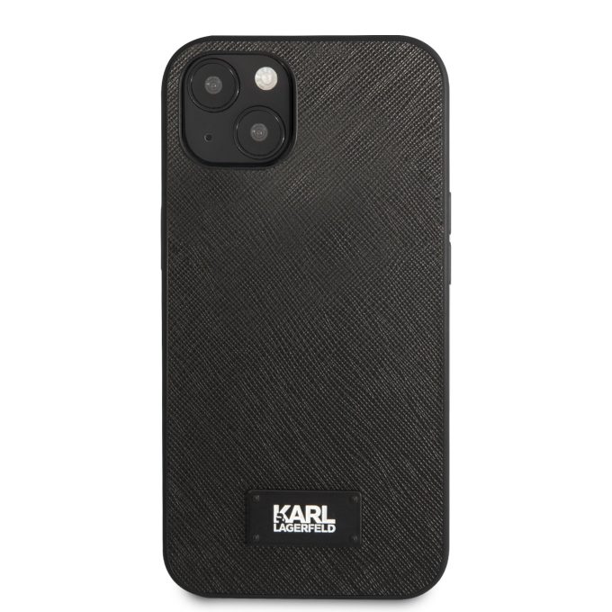 iPhone 13 juoda KARL LAGERFELD nugarėlė KLHCP13MSFMP2K