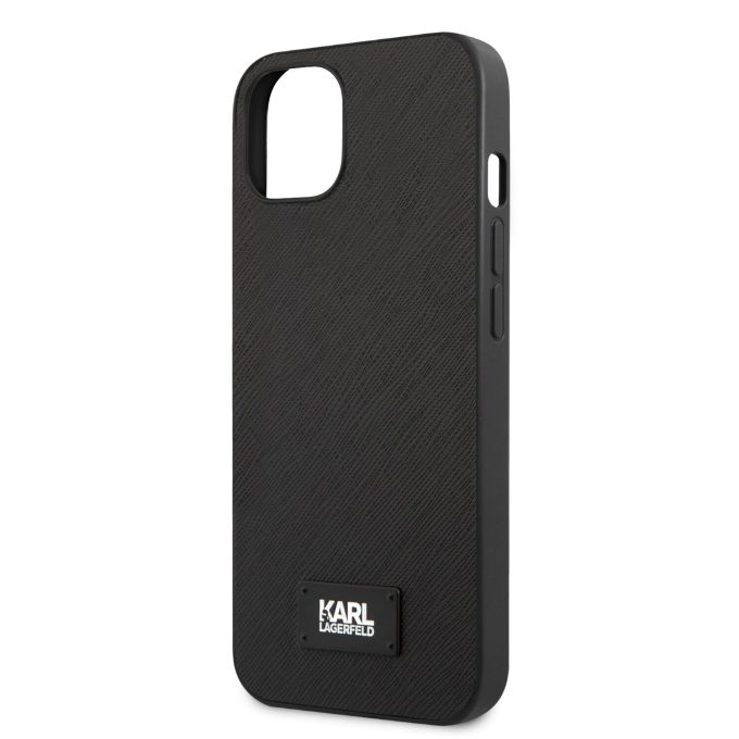 iPhone 13 juoda KARL LAGERFELD nugarėlė KLHCP13MSFMP2K