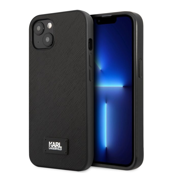 iPhone 13 juoda KARL LAGERFELD nugarėlė KLHCP13MSFMP2K