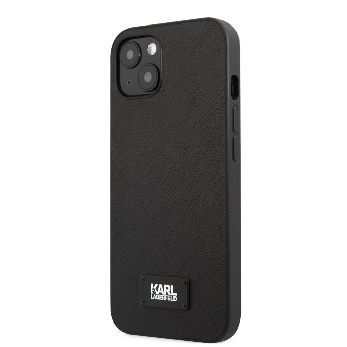 iPhone 13 juoda KARL LAGERFELD nugarėlė KLHCP13MSFMP2K